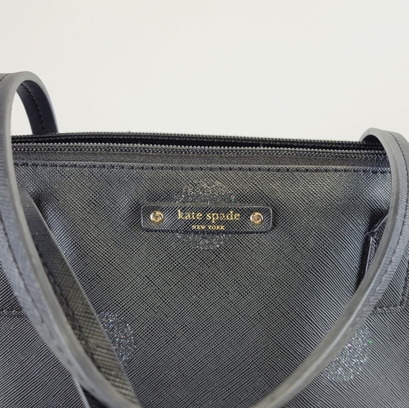Kate Spade New York Haven Lane Hani Black Polka Dot Tote - Picture 3 of 9